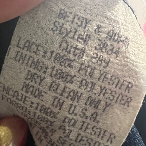 Betsy & Adam Blue Lace Gown - Picture 6 of 6